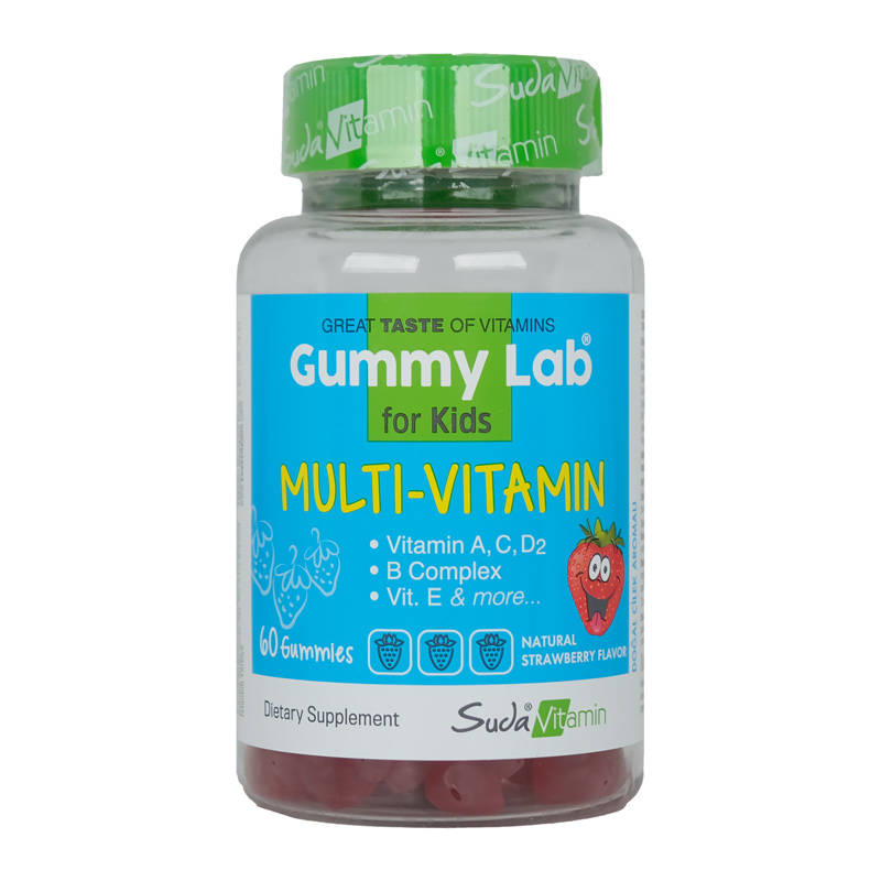 Suda Gummy Lab Multi-Vitamin For Kids 60 Çiğnenebilir Form