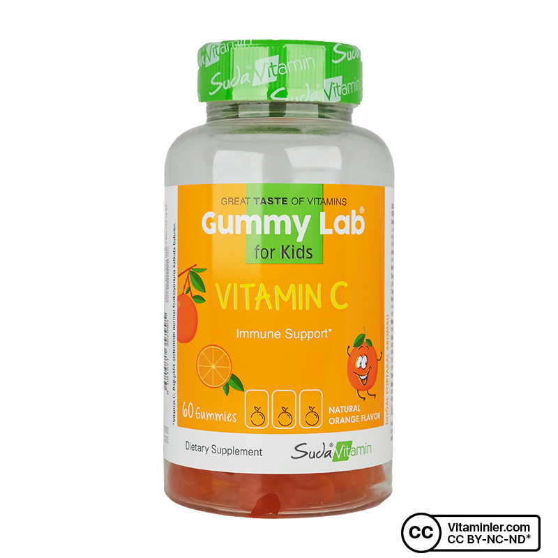 Suda Gummy Lab  Vitamin C For Kids 60 Çiğnenebilir Form