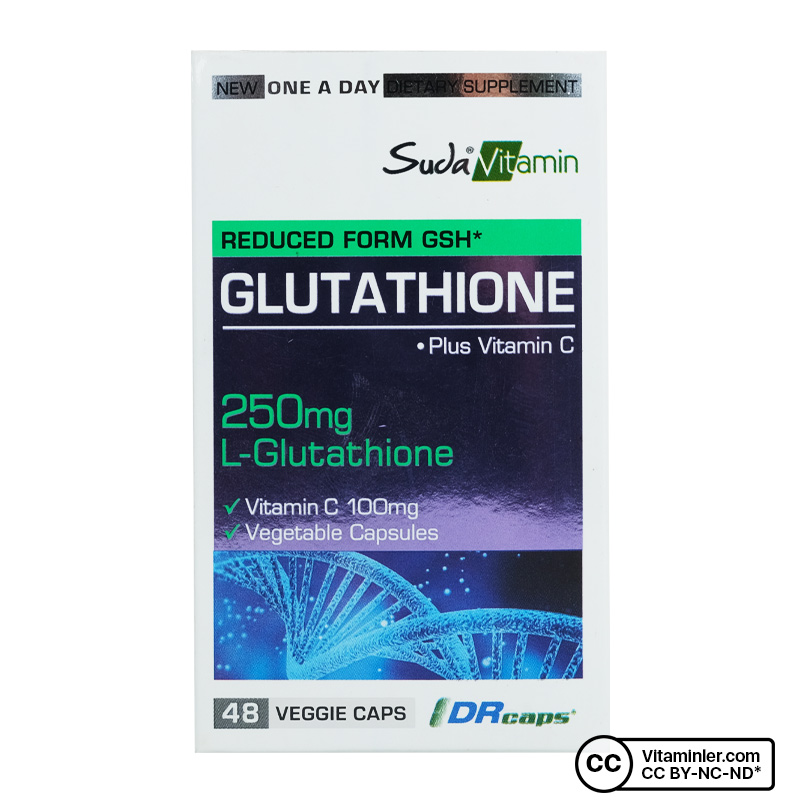 Suda Vitamin Glutathione + Vitamin C 48 Kapsül