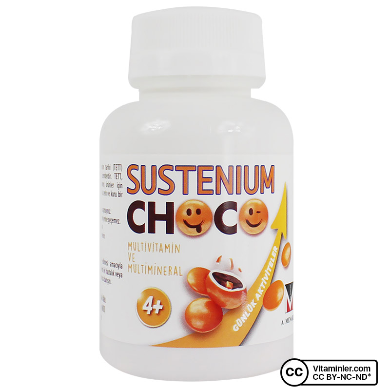 Sustenium Choco Multivitamin 90 Çiğnenebilir Form