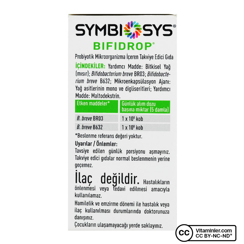 Symbiosys Bifidrop Probiyotik 8 mL Damla