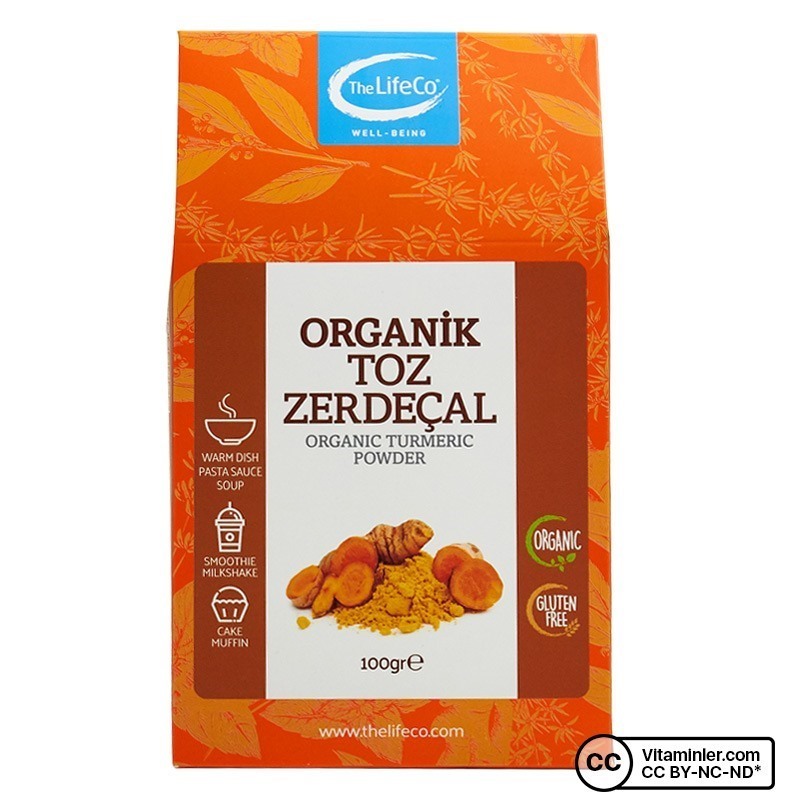 The Lifeco Organik Toz Zerdeçal 100 Gr