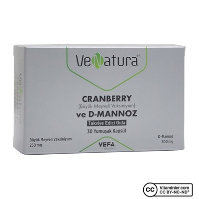 Venatura Cranberry & D-Mannoz 30 Kapsül