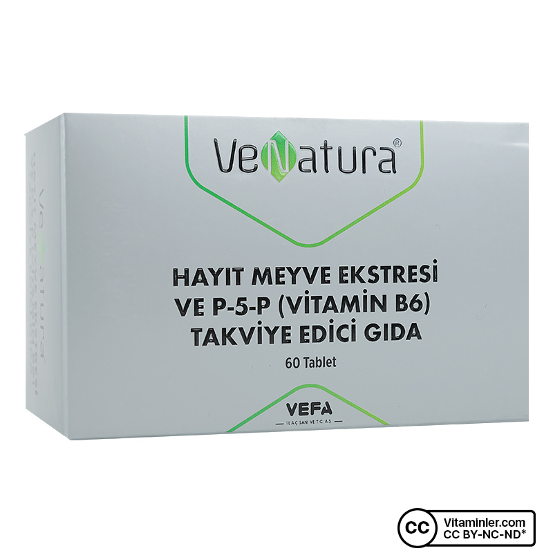 Venatura Hayıt Meyve Ekstresi ve P-5-P (B6 Vitamini) 60 Tablet
