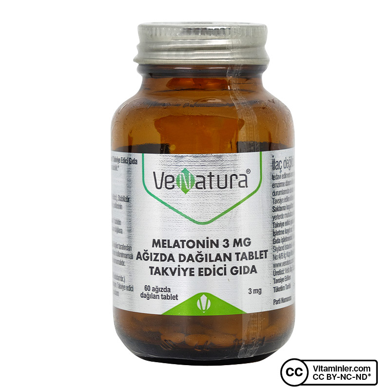 Venatura Melatonin 3 Mg Ağızda Dağılan 60 Tablet