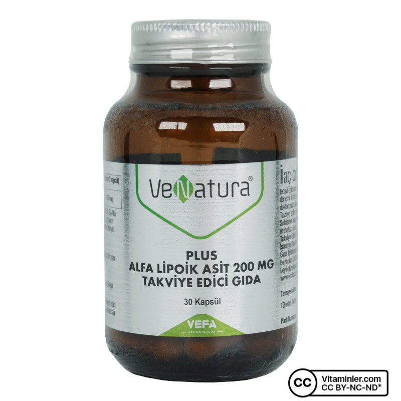 Venatura Plus Alfa Lipoik Asit 200 Mg 30 Kapsül