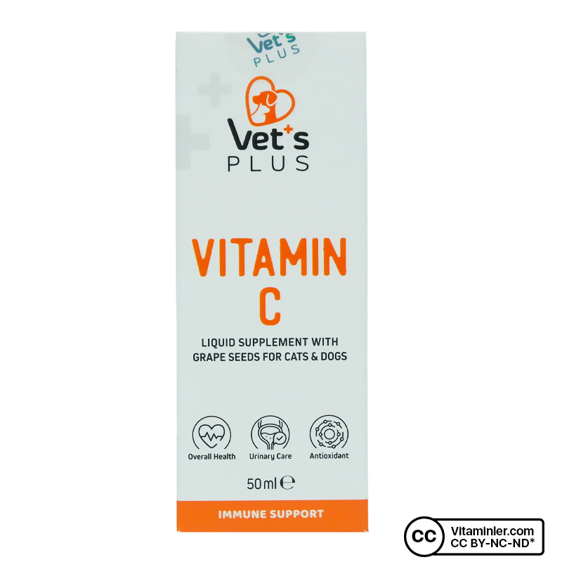 Vet's Plus C Vitamini For Cats and Dogs 50 mL