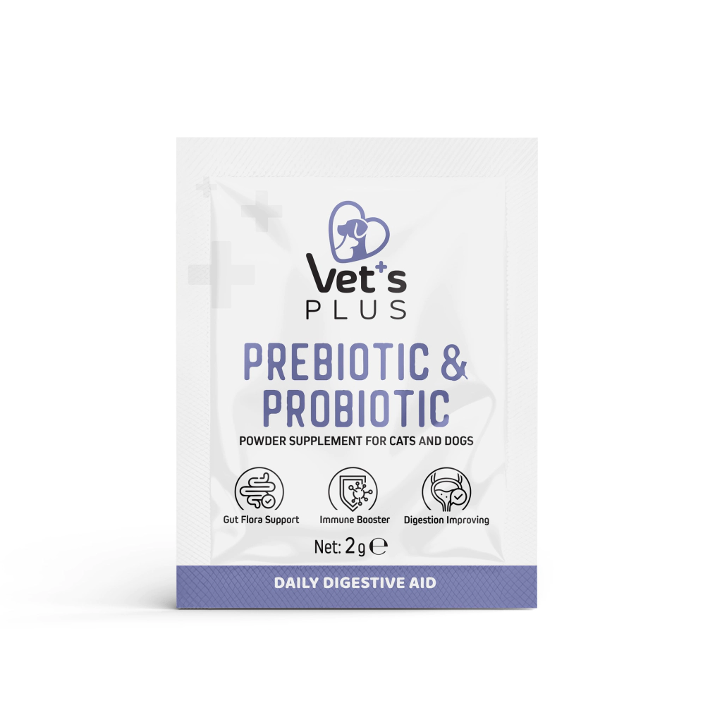 Vet's Plus Prebiotic & Probiotic For Cats and Dogs 30 Saşe