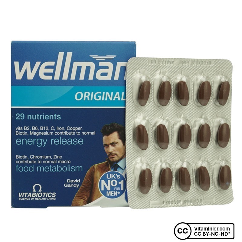 Vitabiotics Wellman Original 30 Tablet Vitaminler