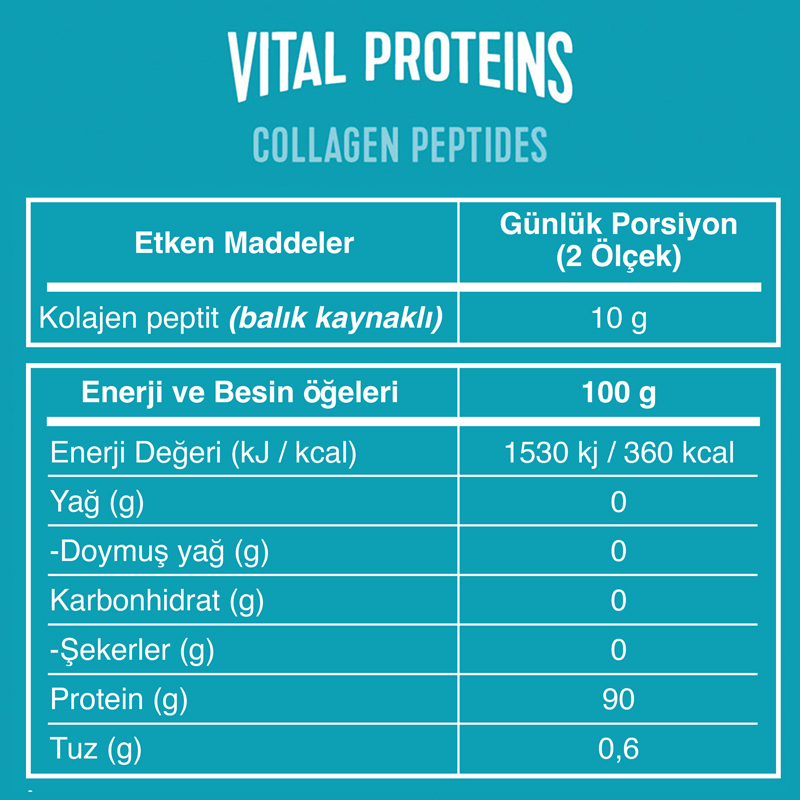 Vital Proteins Marine Collagen 10 Saşe x 10 Gr 2 Adet