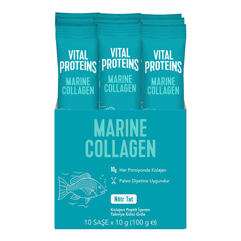 Vital Proteins Marine Collagen 10 Saşe x 10 Gr Nötr Tat