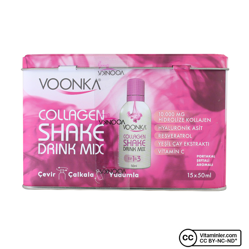 Voonka Beauty Collagen Shake Drink Mix 15 x 50 mL