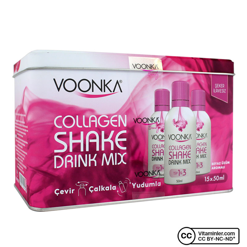 Voonka Beauty Collagen Shake Drink Mix 15 x 50 mL