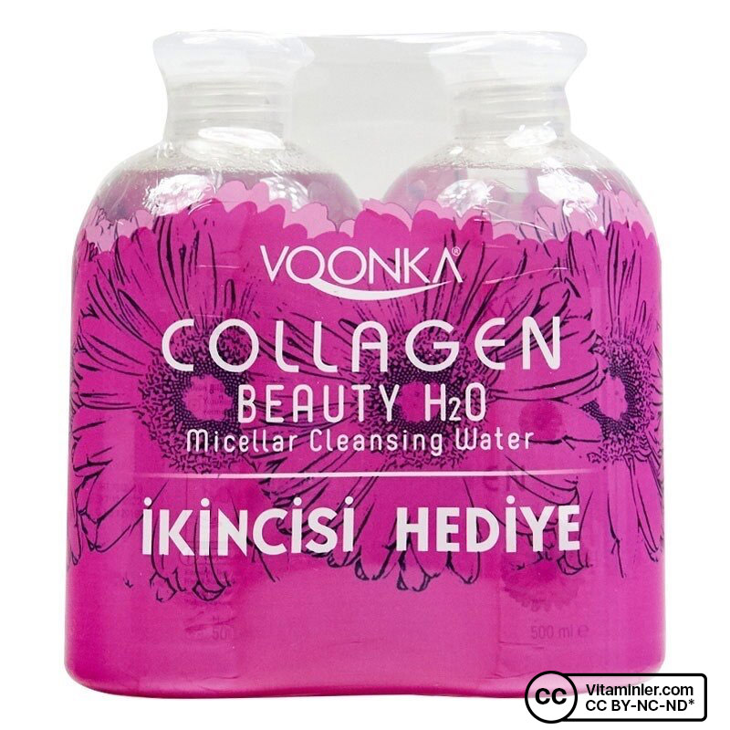 Voonka Collagen Beauty H2O Micellar Temizleyici Su 2 x 500 mL