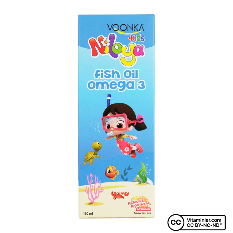 Voonka Kids Niloya Omega 3 Balık Yağı 150 mL