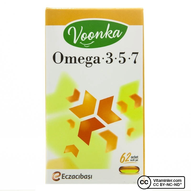 Voonka Omega 3-5-7 62 Kapsül