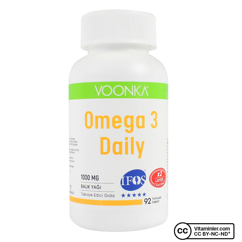 Voonka Omega 3 Daily 92 Kapsül