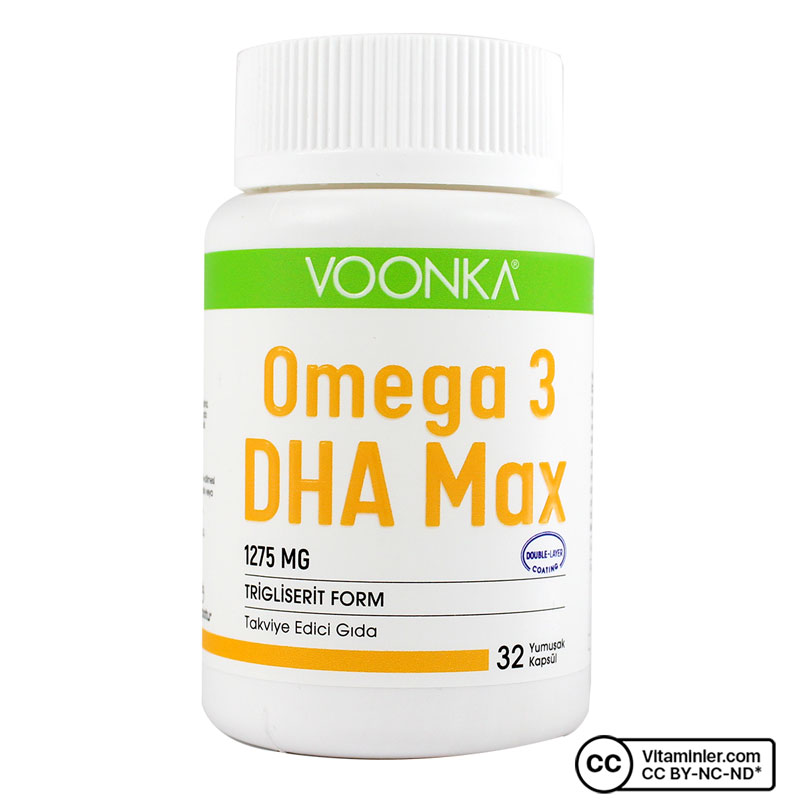 Voonka Omega 3 DHA Max 1275 Mg 32 Kapsül