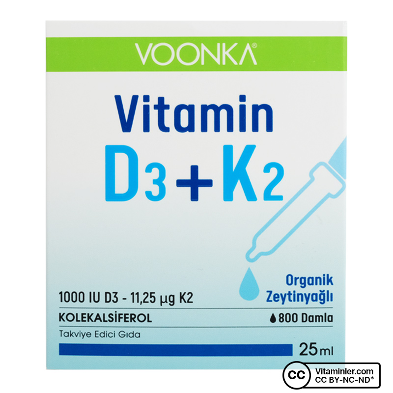 Voonka Vitamin D3 + K2 25 mL Damla