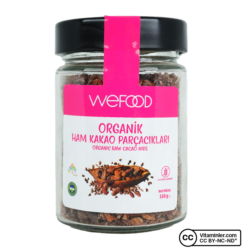 Wefood Organik Ham Kakao Parçacıkları 150 Gr