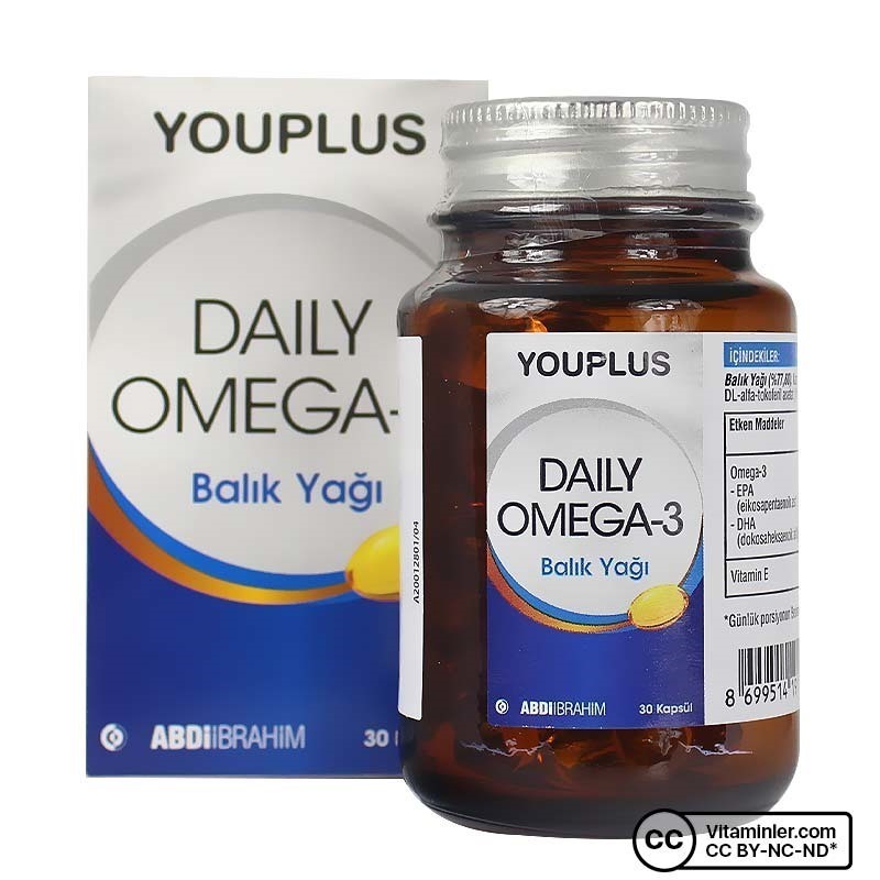 YouPlus Daily Omega-3 30 Kapsül