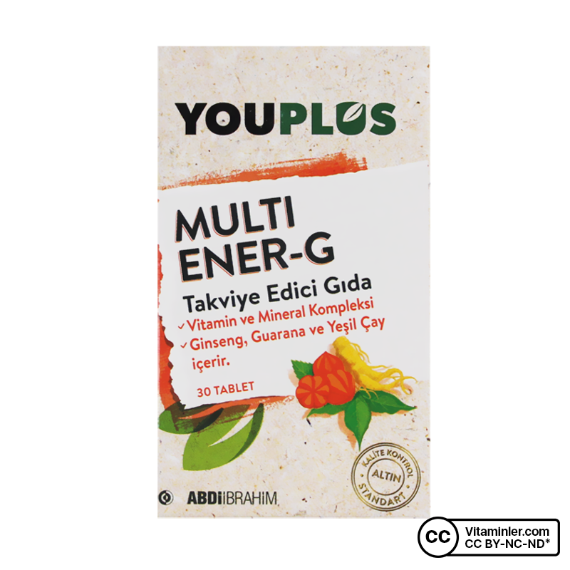 YouPlus Multi Ener-G Multivitamin 30 Tablet