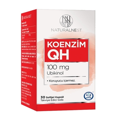 NaturalNest Koenzim QH 100 Mg Ubikinol 30 Kapsül – Koenzim Q10 (CoQ-10) – Kullananlar – Kapıda Ödeme – Satın Al