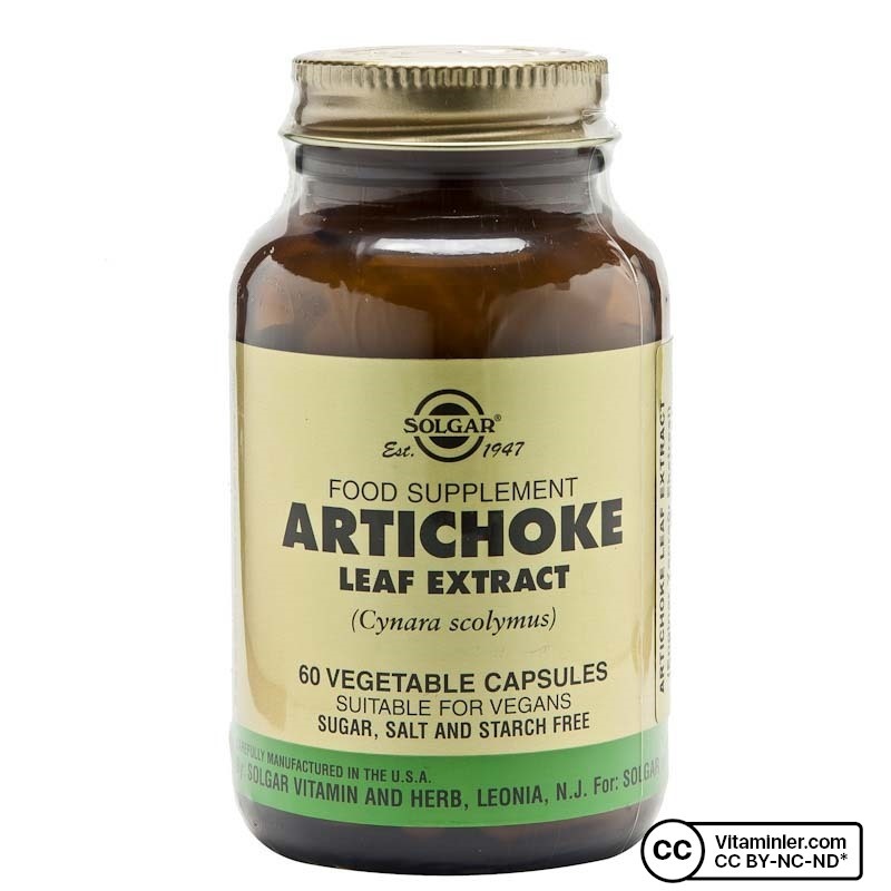 Solgar Artichoke Leaf Extract 60 Kapsül Vitaminler
