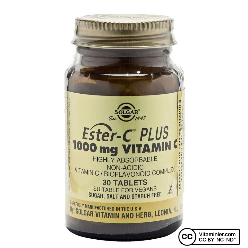 Solgar Ester-C Plus 1000 Mg 30 Tablet - C Vitaminleri