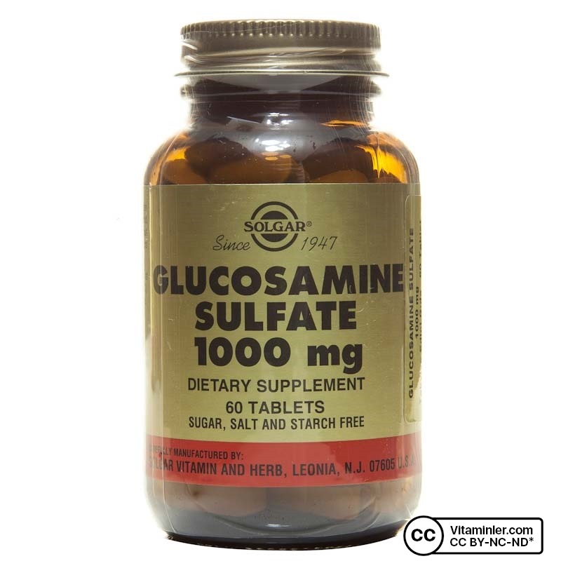 Solgar Glucosamine Sulfate 1000 mg 60 Tablet Vitaminler