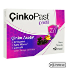 Çinkopast Nane Zencefil Kara Mürver Pastil 12 Adet