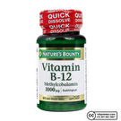 Nature's Bounty Vitamin B12 Methylcobalamin 1000 Mcg 60 Dilaltı Tableti