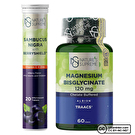 Nature's Supreme Magnesium Bisglycinate 60 Tablet + Sambucus Nigra 20 Efervesan Tablet