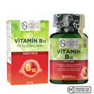 Nature's Supreme Vitamin B12 60 Kapsül + B12 Methylcobalamin 10 mL Sprey