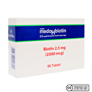 Nutrafarm MedoHbiotin Biotin 2500 Mcg 60 Tablet