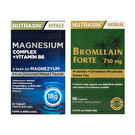 Nutraxin Magnezyum Complex + Bromelain Forte Seti