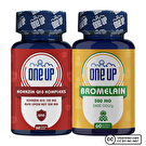 One Up Bromelain + Koenzim Q10 Kompleks Seti