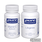 Pure Encapsulations L-Arginine 60 Kapsül + Vitamin C Buffered 30 Kapsül