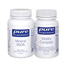 Pure Encapsulations Vitality Complex + Mineral 650 Seti