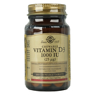 Solgar Vitamin D3 1000 IU 100 Çiğnenebilir Form