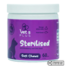 Vet's Plus Sterilised For Cats 60 Çiğnenebilir Form