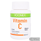 Voonka Vitamin C 500 Mg 62 Çiğneme Tableti