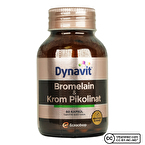 Dynavit Bromelain + Krom Pikolinat 60 Kapsül