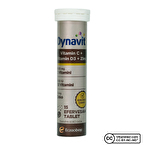 Dynavit Vitamin C + Vitamin D3 + Çinko 15 Efervesan Tablet