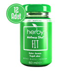Herby Wellness Shot Fit 60 mL 12 Adet