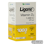 Ligone Vitamin D3 1000 IU 100 Kapsül
