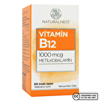 NaturalNest Vitamin B12 1000 Mcg 60 Dilaltı Tablet