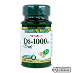 Nature's Bounty Vitamin D3 1000 IU 100 Kapsül