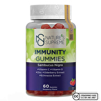 Nature's Supreme Immunity Gummies 60 Çiğnenebilir Form