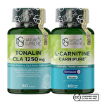 Nature's Supreme Tonalin CLA 60 + L-Carnitine Carnipure 60 Kapsül Seti